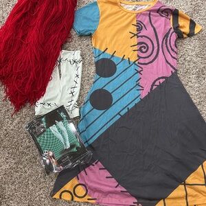 Nightmare before Christmas sally Halloween costume womens size medium